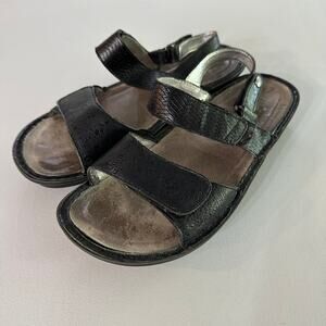 Alegria‎ Verona Black Braided Sandals Women’s EU 40 US 9 Comfort Orthopedic